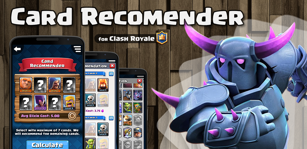 Card Recommender for Clash Royale